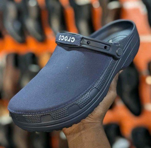 Crocss Classic Suede Crafted Clogs Navy Blue